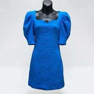 Lilly Pulitzer Blue Feona Puff Sleeve Dress size XXS